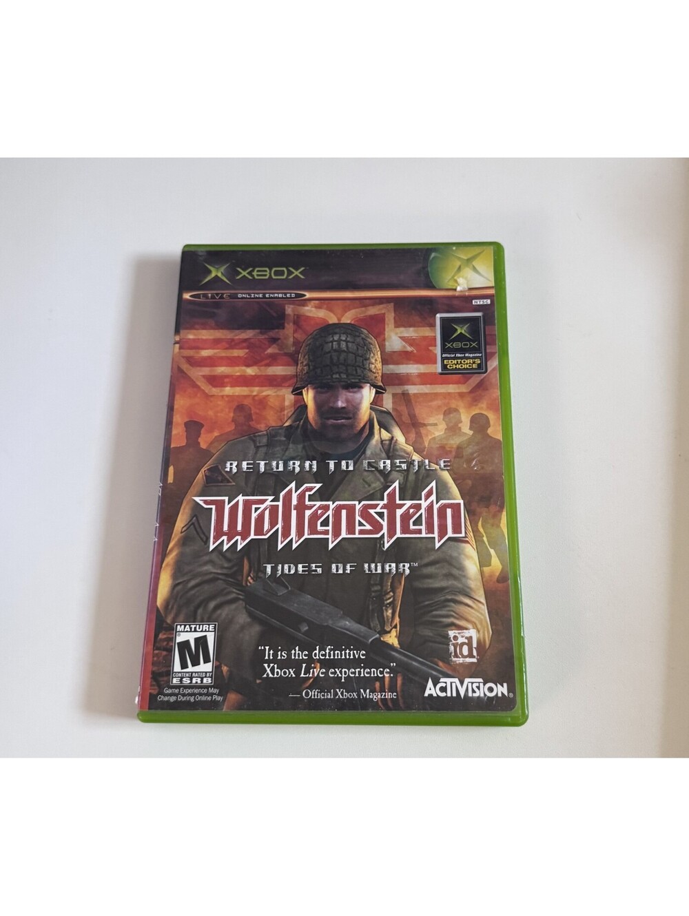Return To Castle Wolfenstein Tides Of War Original Xbox CIB Complete Tested